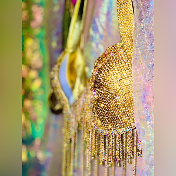 NWT Rhinestone Showstopper Bikini - Picture 3 of 5